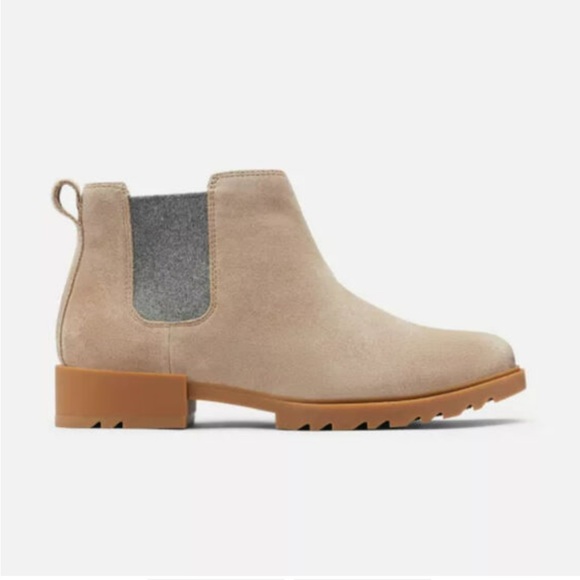 SOREL EMELIE II CHELSEA Waterproof Suede BOOT- NO BOX - Picture 5 of 12